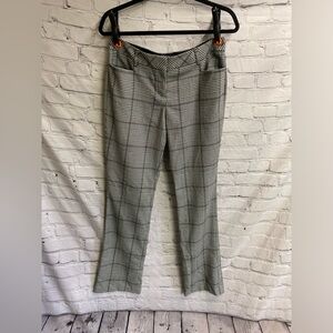 Express Columnist Ankle Mid Rise Pants‎ Women's 6 Mixed Houndstooth Women’s Sz 6